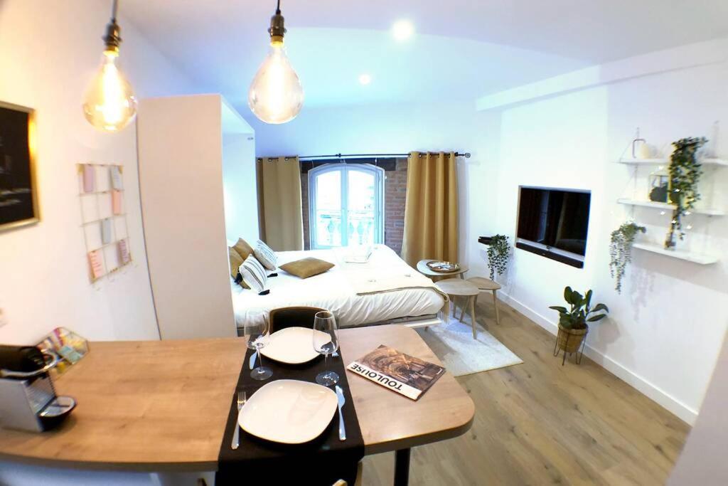 Le Floral - Hypercentre Capitole # Parking Prive # Queen Size Toulouse Ngoại thất bức ảnh